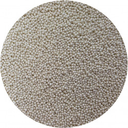 Cukrové perličky metalické bílé 2mm 80g - I LOVE CAKES