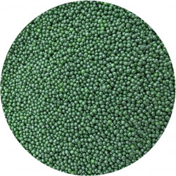 Cukrové perličky metalické zelené 2mm 80g - I LOVE CAKES