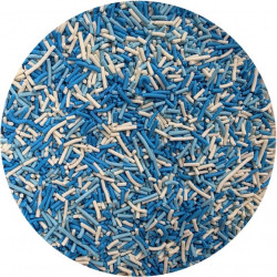 Cukrové zdobení tyčinky modro-bílý mix 80g - I LOVE CAKES