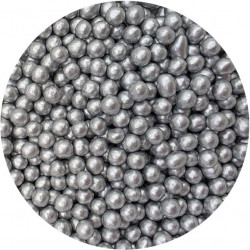 Cukrovo-rýžové perly stříbrné 7mm 80g - I LOVE CAKES