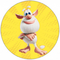 Jedlý papír Booba na žlutém pozadí 19,5 cm - Pictu Hap