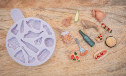 Silikonová forma miniaturní grilování - Karen Davies