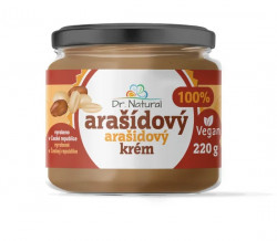 Arašídové máslo jemné 100% 220g - Natural Jihlava