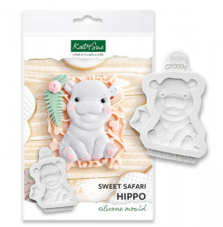 Silikonová formička hroch - Katy Sue