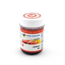 Gelová barva (Red) červená 35 g - Food Colours