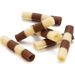 Čokoládové ruličky dvoubarevné Thuja (50 g)