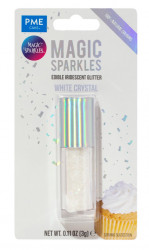 Kouzelné třpytky White Crystal 3g - PME