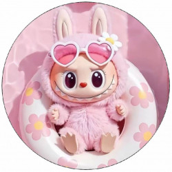 Jedlý papír Labubu v bazéně 19,5cm - Pictu Hap