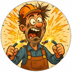 Jedlý papír elektrikář 19,5cm - Pictu Hap