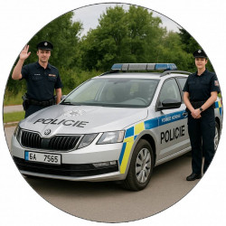 Jedlý papír policie19,5cm - Pictu Hap