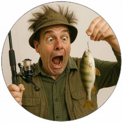 Jedlý papír rybář - ryba sama skáče na háček 19,5cm - Pictu Hap