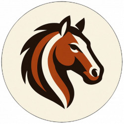 Jedlý papír kůň logo 19,5cm - Pictu Hap