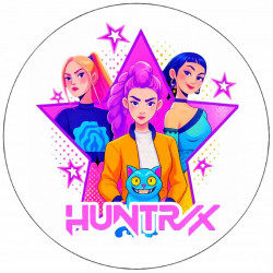 Jedlý papír KPop Demon Hunters 19,5cm - Pictu Hap