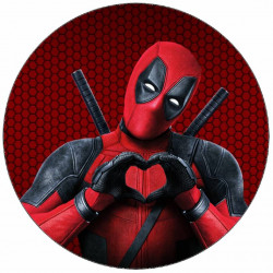 Jedlý papír Deadpool 19,5cm - Pictu Hap