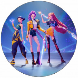 Jedlý papír K-pop Lovkyně démonů 19,5cm - Pictu Hap