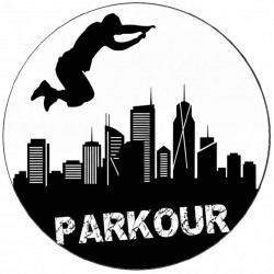 Jedlý papír parkour skok grafika 19,5 cm - Pictu Hap