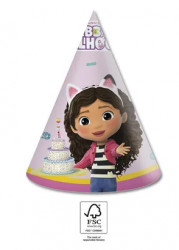 Papírové čepičky Gábinin kouzelný domek 6ks - Procos