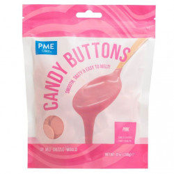 Růžová poleva v peckách 340g - PME