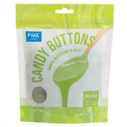 Limetkově zelená poleva v peckách 340g - PME