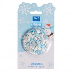 Vánoční zdobení sněhové vločky 25g - PME