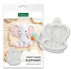 Silikonová formička slon - Katy Sue