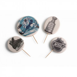 Cukrová dekorace hokejová sada - I LOVE CAKES