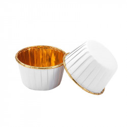 Cukrářský košíček bílý, 100ks 50 x 39 mm - Cakesicq