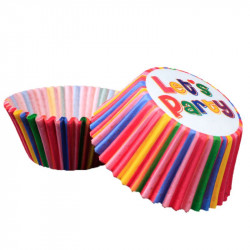 Cukrářský košíček barevné lets party 50x30mm 1000ks - Cakesicq