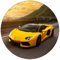 Jedlý papír Lamborghini 19,5 cm - Pictu Hap