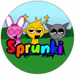 Jedlý papír Sprunki 19,5 cm - Pictu Hap