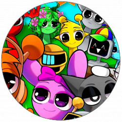 Jedlý papír Sprunki all 19,5 cm - Pictu Hap