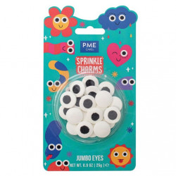 Cukrové zdobení oči 18mm, 25g - PME