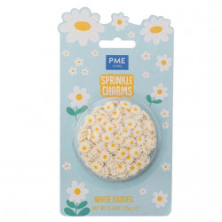 Cukrové zdobení sedmikráska 12mm, 25g - PME