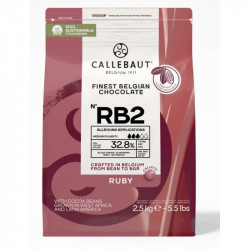 Čokoláda RB2 Ruby 32,8% 2,5kg - Callebaut
